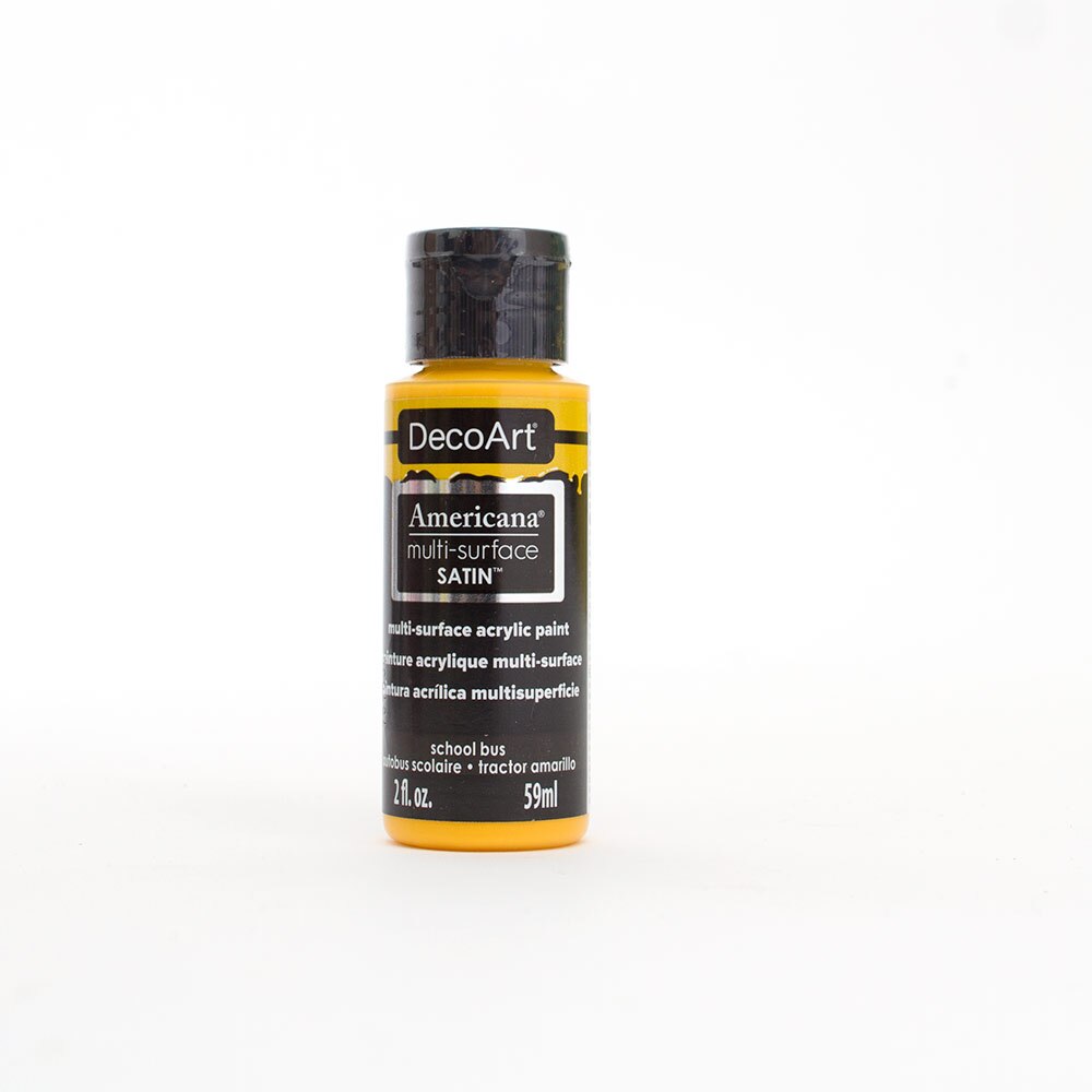 Americana, Acrylic, Art & School, Multi-surface, Paint, 2 ounce, 45270, School Bus